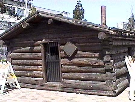 Jack London's old cabin from the Yukon.