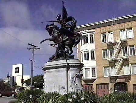 Statue at Dolores Street