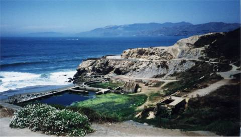 Sutro Baths at low tide