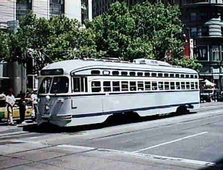 Trolleys In San Francisco. on one of San Francisco#39;s