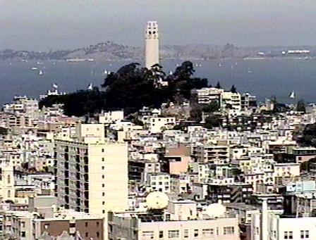 Looking to the north toward Coit Tower