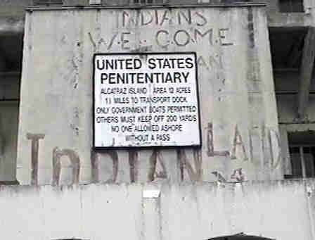Messages written by Indian's on Alcatraz