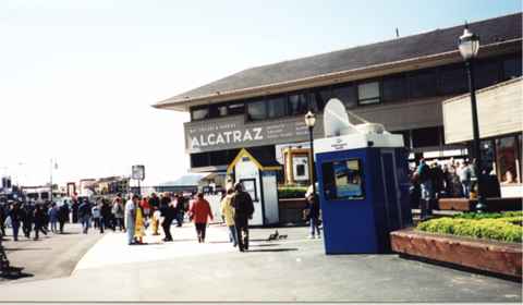 Ferry terminal next to Pier 39