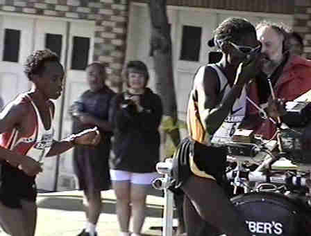 Bay to Breakers Race, winning female runnes.