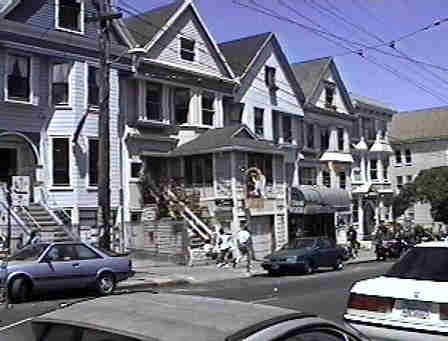 Old houses in the 
Castro