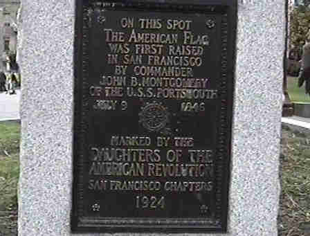 Monument in Portsmouth Square