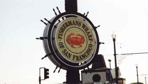 Sign at Fishermans Wharf