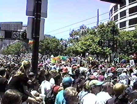 Crowd on street