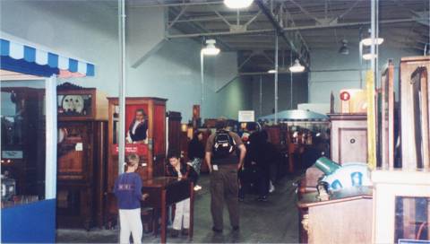 Inside the old penny arcade.