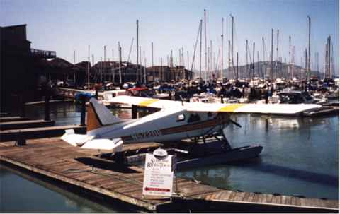 Pier 39 sea plane