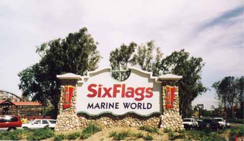 Six Flags Entrance