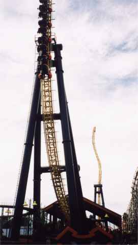 Vertical Velocity on back hill.