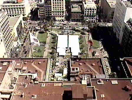 Looking down toward Union Square